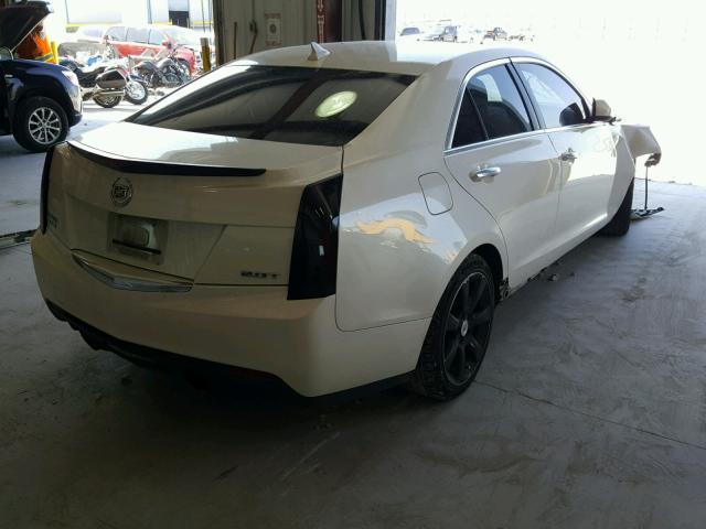 1G6AA5RX5D0150774 - 2013 CADILLAC ATS WHITE photo 4