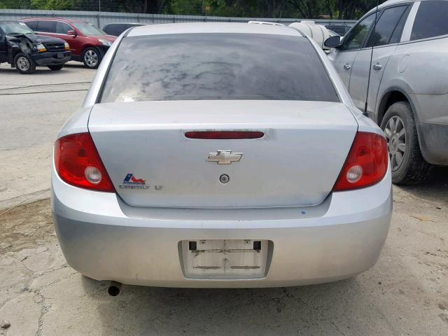 1G1AF5F52A7191019 - 2010 CHEVROLET COBALT 2LT SILVER photo 9