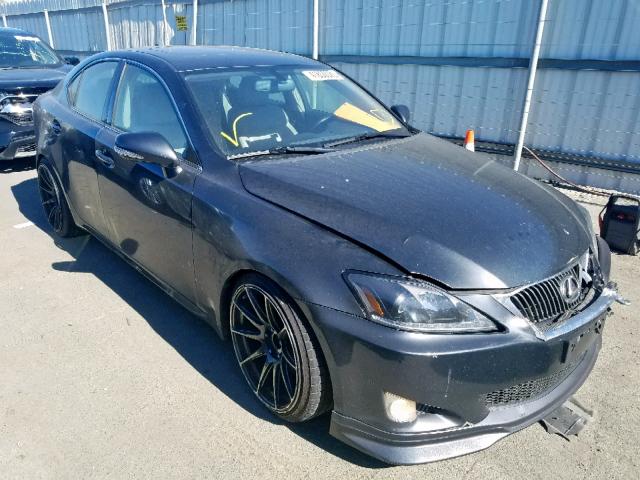 JTHBK262X95101276 - 2009 LEXUS IS 250 GRAY photo 1