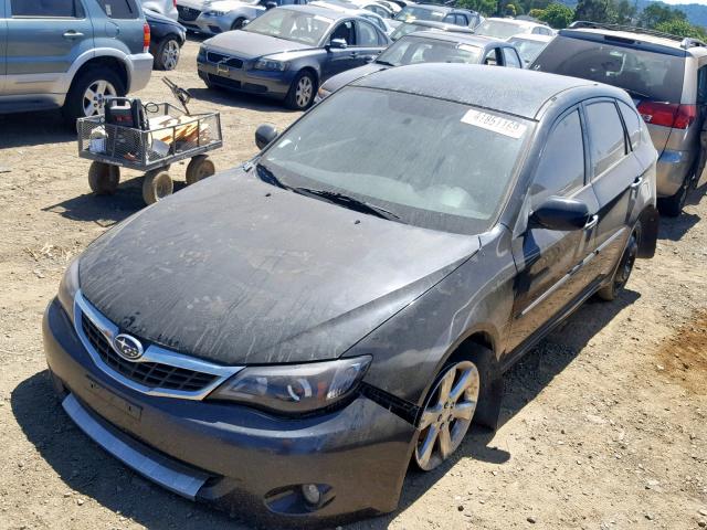 JF1GH63659G809837 - 2009 SUBARU IMPREZA OU BLACK photo 2