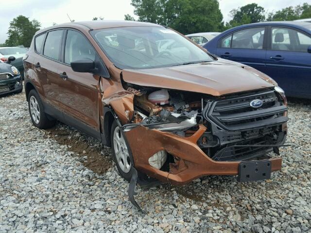 1FMCU0F71HUE68700 - 2017 FORD ESCAPE S ORANGE photo 1