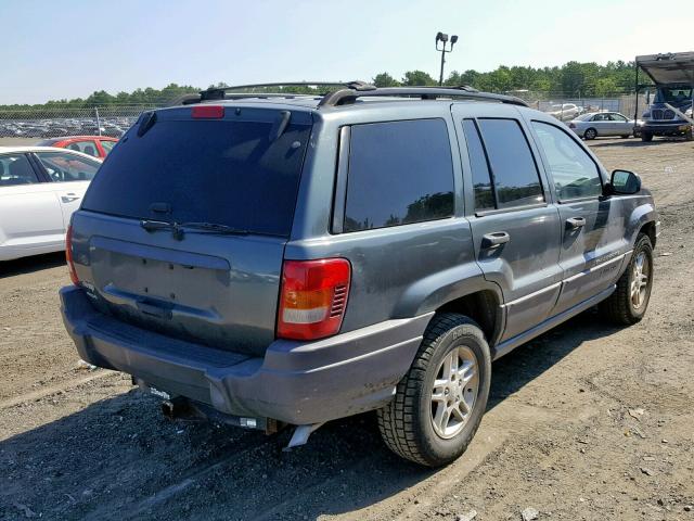 1J4GW48S93C587211 - 2003 JEEP GRAND CHER GRAY photo 4