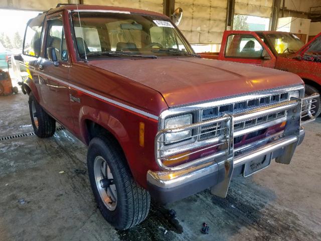 1FMCU14T2JUA83707 - 1988 FORD BRONCO II BURGUNDY photo 1