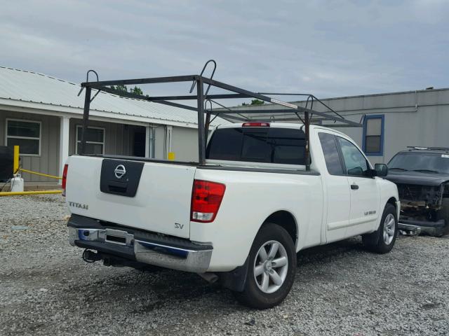 1N6AA0CH8CN306984 - 2012 NISSAN TITAN S WHITE photo 4