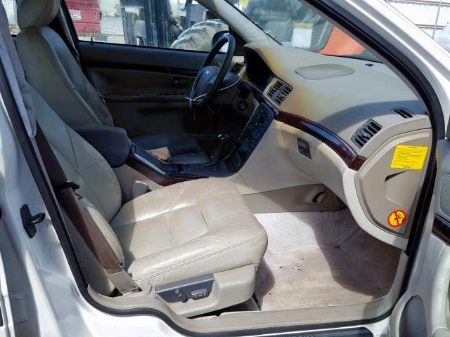 YV1TS94D8Y1084285 - 2000 VOLVO S80 WHITE photo 5