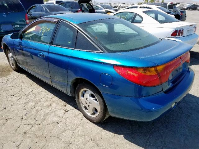 1G8ZR14782Z168522 - 2002 SATURN SC2 BLUE photo 3