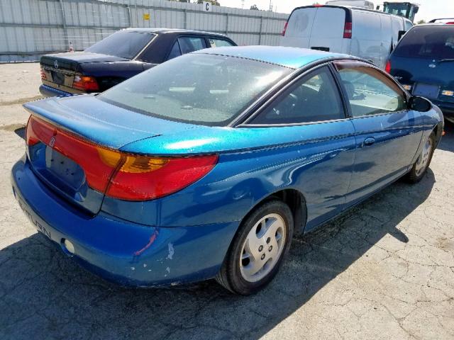 1G8ZR14782Z168522 - 2002 SATURN SC2 BLUE photo 4