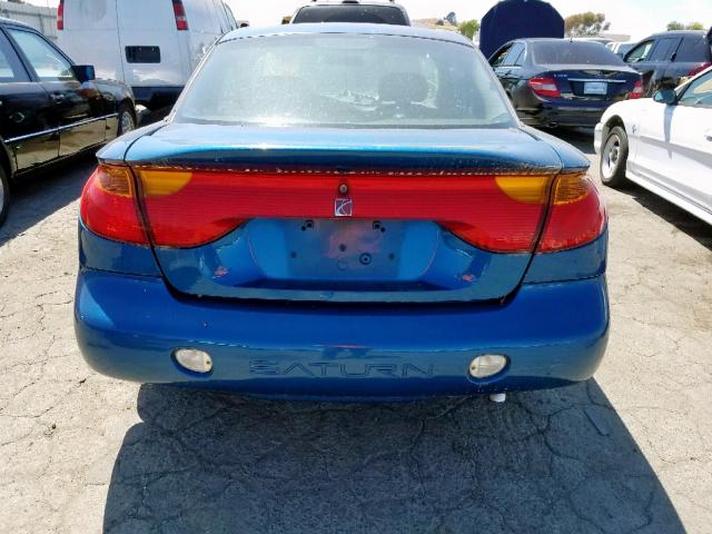 1G8ZR14782Z168522 - 2002 SATURN SC2 BLUE photo 9