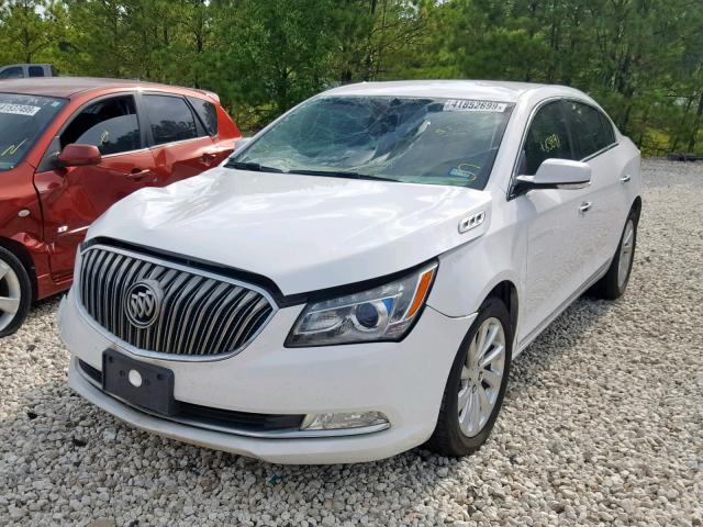 1G4GB5G35EF235063 - 2014 BUICK LACROSSE WHITE photo 2