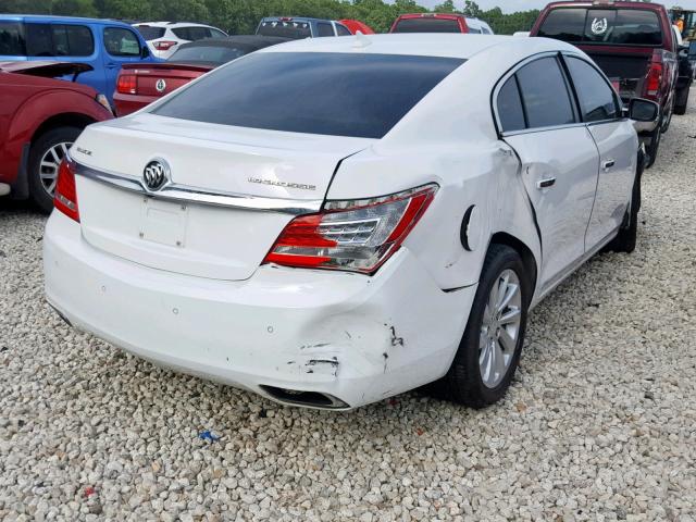 1G4GB5G35EF235063 - 2014 BUICK LACROSSE WHITE photo 4