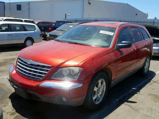 2C8GF68484R540889 - 2004 CHRYSLER PACIFICA RED photo 2