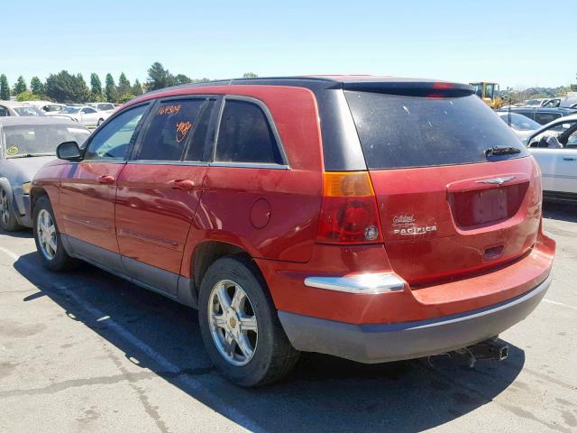 2C8GF68484R540889 - 2004 CHRYSLER PACIFICA RED photo 3
