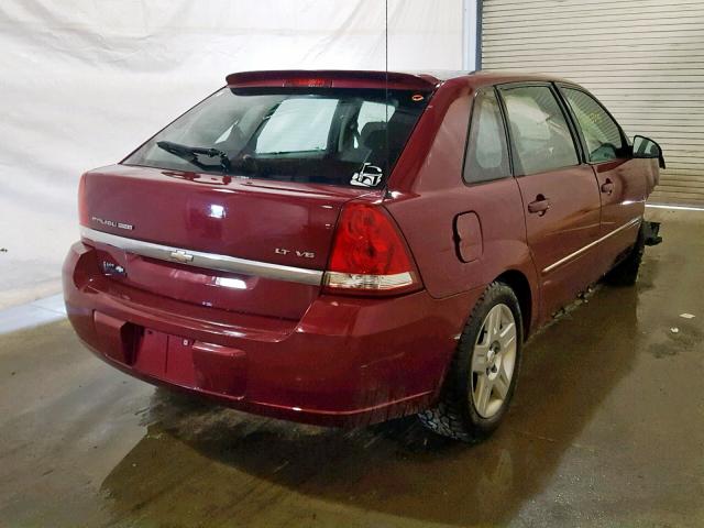 1G1ZT61896F149172 - 2006 CHEVROLET MALIBU MAX 栗色 照片 4