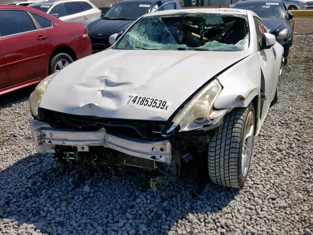 JN1AZ4EH9CM564178 - 2012 NISSAN 370Z BASE WHITE photo 2