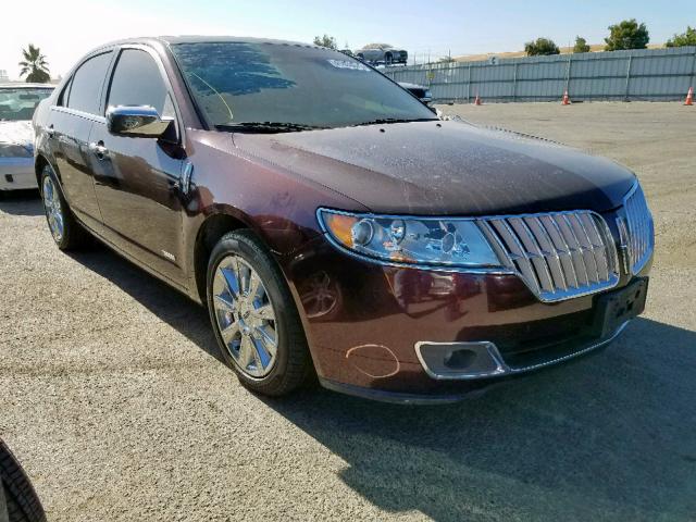 3LNDL2L35CR837126 - 2012 LINCOLN MKZ HYBRID BURGUNDY photo 1