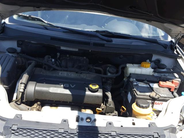 KL1TD56698B067763 - 2008 CHEVROLET AVEO BASE Gümüş foto 7