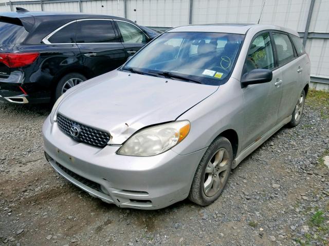 2T1KR32E33C091915 - 2003 TOYOTA COROLLA MA SILVER photo 2