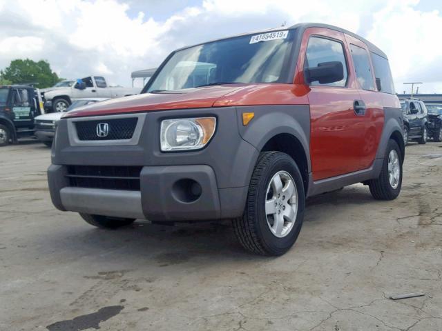 5J6YH27644L026777 - 2004 HONDA ELEMENT EX ORANGE photo 2