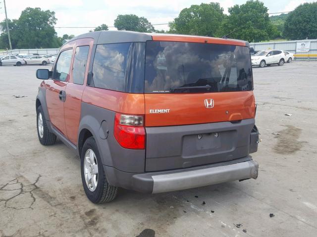 5J6YH27644L026777 - 2004 HONDA ELEMENT EX ORANGE photo 3