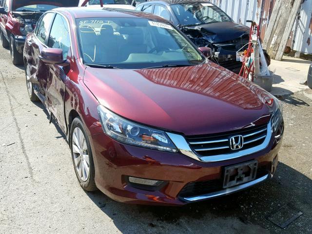 1HGCR2F84EA170635 - 2014 HONDA ACCORD EXL MAROON photo 1