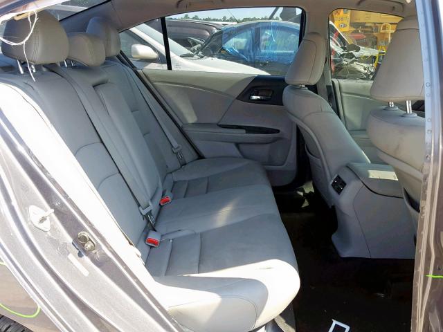 1HGCR2F82EA186929 - 2014 HONDA ACCORD EXL GRAY photo 6