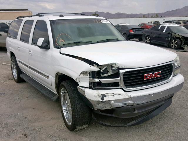 3GKEC16Z75G222566 - 2005 GMC YUKON XL C WHITE photo 1