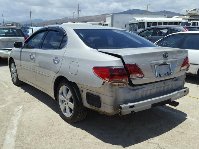 JTHBA30G255085274 - 2005 LEXUS ES 330 SILVER photo 3