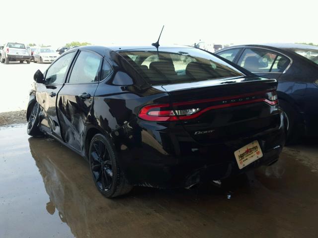 1C3CDFBB3GD701285 - 2016 DODGE DART SXT BLACK photo 3