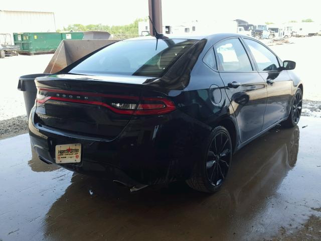 1C3CDFBB3GD701285 - 2016 DODGE DART SXT BLACK photo 4