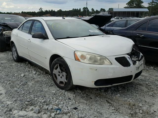 1G2ZF57B884109342 - 2008 PONTIAC G6 VALUE L WHITE photo 1