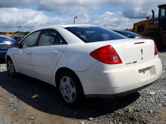 1G2ZF57B884109342 - 2008 PONTIAC G6 VALUE L WHITE photo 3