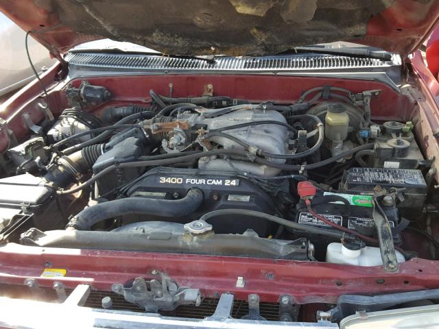 JT3HN87R8X0228821 - 1999 TOYOTA 4RUNNER LI RED photo 7