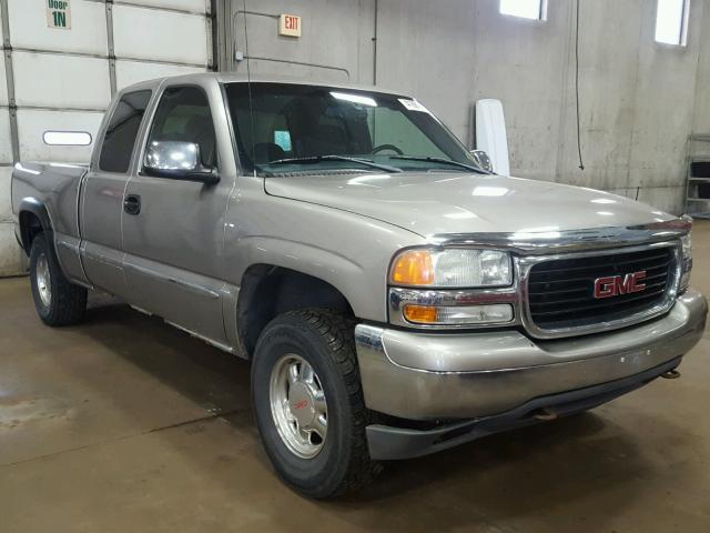 1GTEK19TX2E251990 - 2002 GMC NEW SIERRA SILVER photo 1