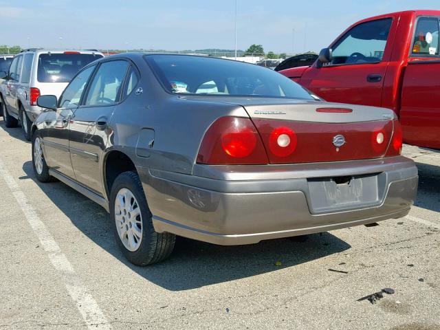 2G1WF52E039306035 - 2003 CHEVROLET IMPALA BEIGE photo 3