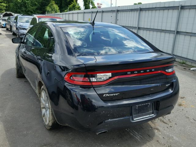 1C3CDFBA9DD288016 - 2013 DODGE DART SXT BLACK photo 3