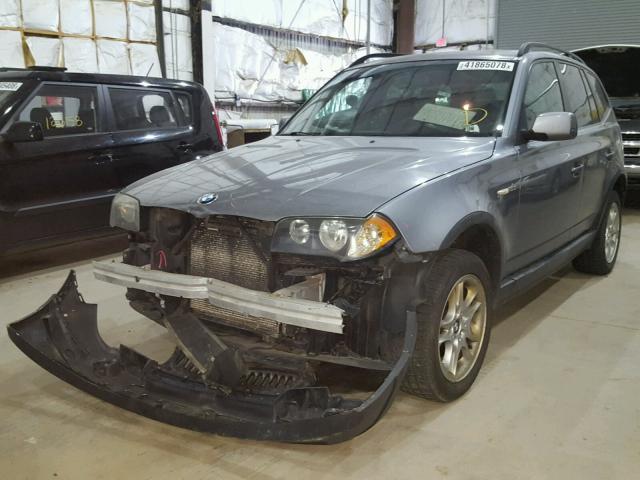 WBXPA73475WC48551 - 2005 BMW X3 2.5I GRAY photo 2