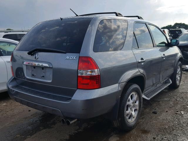 2HNYD186X1H519540 - 2001 ACURA MDX TOURIN GRAY photo 4