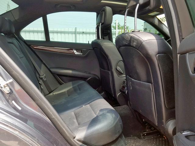 WDDGF87X99F305141 - 2009 MERCEDES-BENZ C 350 4MAT GRAY photo 6