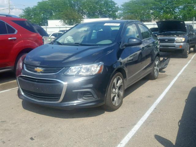 1G1JF5SB8H4148201 - 2017 CHEVROLET SONIC PREM BLACK photo 2