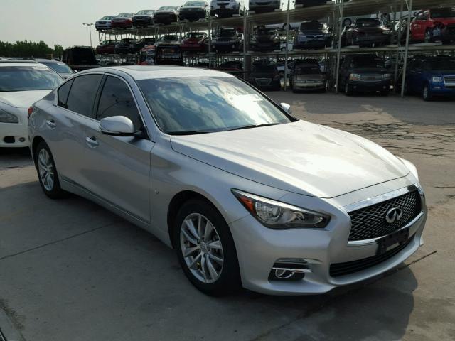 JN1BV7AR7EM694950 - 2014 INFINITI Q50 BASE SILVER photo 1