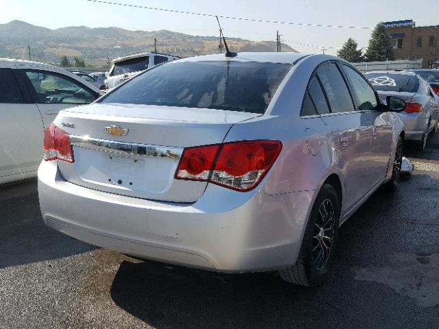 1G1PD5SH2B7187022 - 2011 CHEVROLET CRUZE LS SILVER photo 4