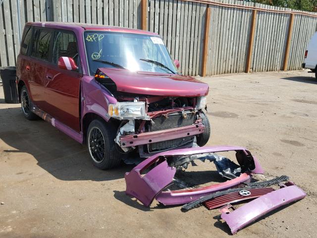 JTLKT324164103063 - 2006 TOYOTA SCION XB PURPLE photo 1