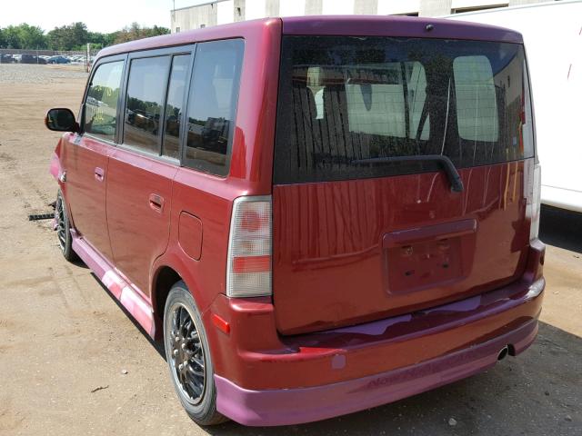 JTLKT324164103063 - 2006 TOYOTA SCION XB PURPLE photo 3