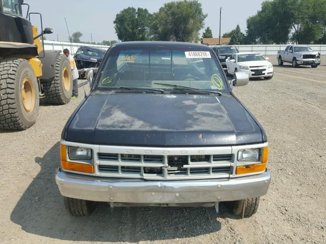 1B7GG26X1MS333666 - 1991 DODGE DAKOTA TWO TONE photo 9