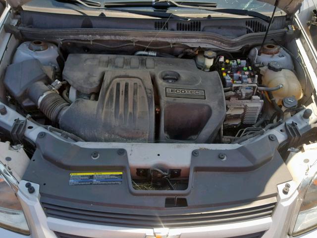 1G1AL58F987161797 - 2008 CHEVROLET COBALT LT SILVER photo 7