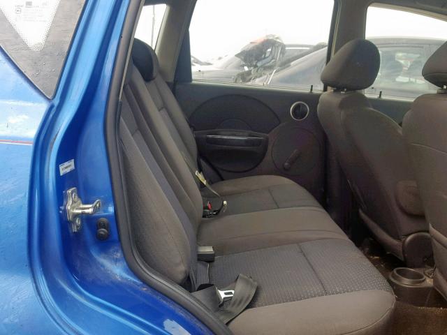 KL1TD66608B168194 - 2008 CHEVROLET AVEO BASE Mavi foto 6