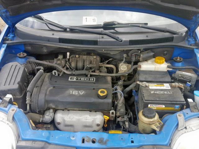 KL1TD66608B168194 - 2008 CHEVROLET AVEO BASE Mavi foto 7