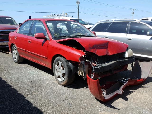 KNAFB121535263637 - 2003 KIA SPECTRA BA RED photo 1