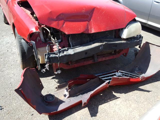 KNAFB121535263637 - 2003 KIA SPECTRA BA RED photo 9