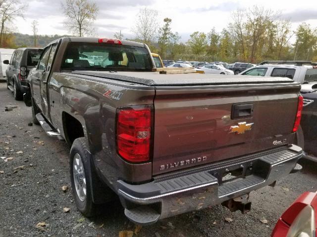 1GC2KVE88FZ134578 - 2015 CHEVROLET SILVERADO BROWN photo 3